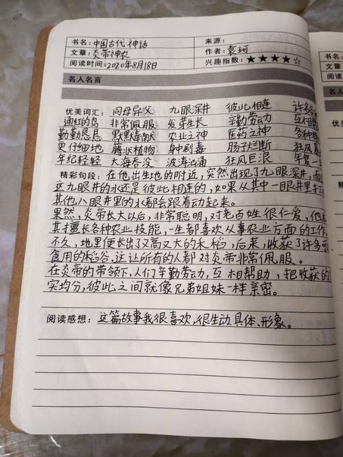 青阳县蓉城镇第一中心小学404班胡紫涵《中国古代神话