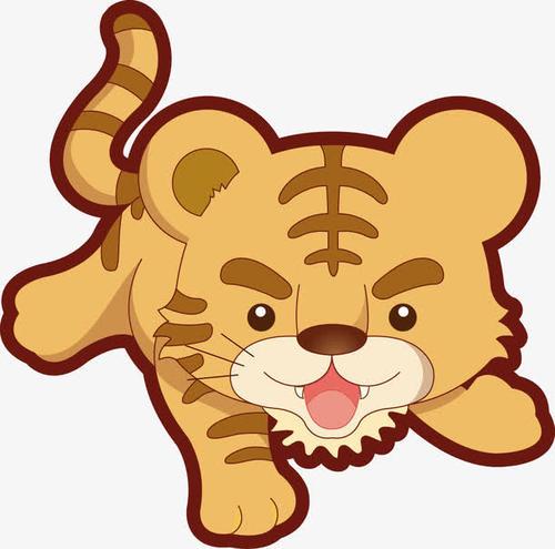 一个老虎头像的动漫图片大全集