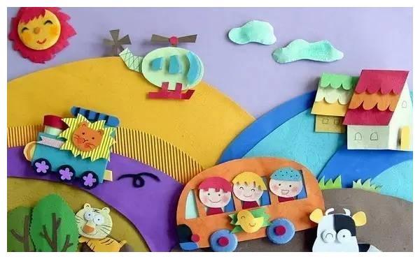 手工环创n款幼儿园夏天卡纸手工制作主题环创全都有