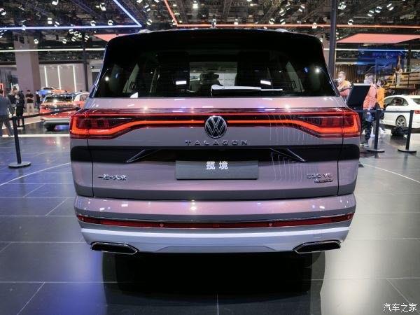途昂姐妹车揽境实拍 大众全球最大suv 车长超5.1米