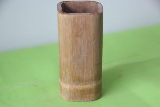 方竹笔筒 方竹 竹笔筒 竹雕笔筒文房四宝书法用品工艺礼品摆件商品