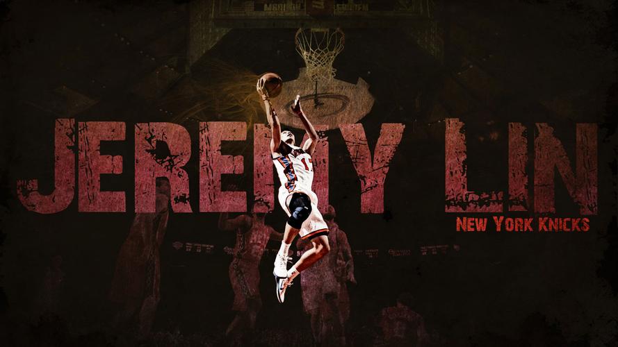 nba林书豪篮球明星1366*768高清电脑壁纸