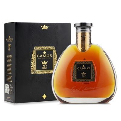 法国 金花卡慕皇冠xo干邑白兰地 camus 原装洋酒礼盒装 700ml*1瓶