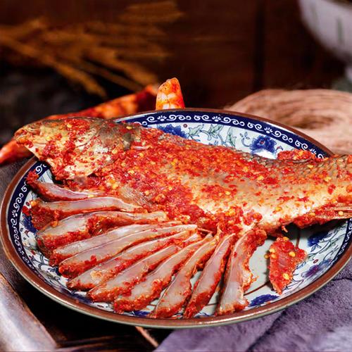 贵州侗族辣椒稻花农家酸辣风味腌鱼新款平田鱼干