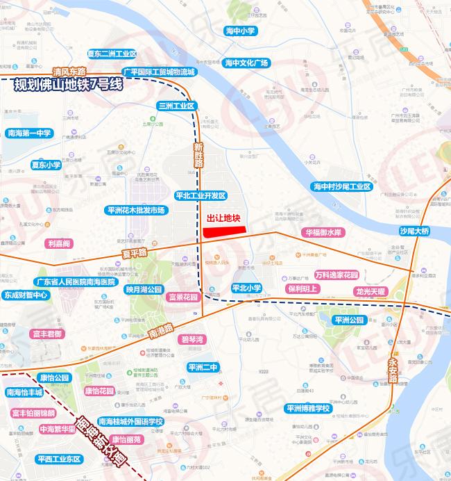 桂城平洲1.56万㎡宅地撤销挂牌!起拍楼面超1.5万/㎡