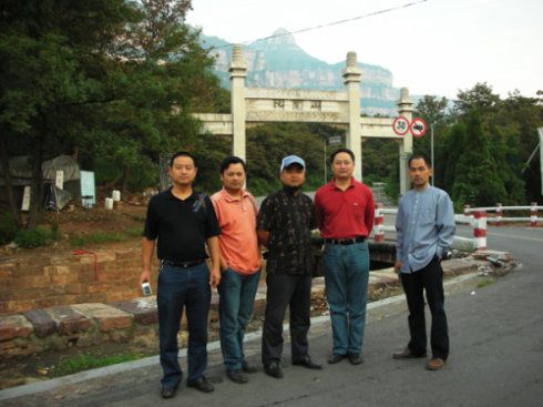 林州之行五人合影
