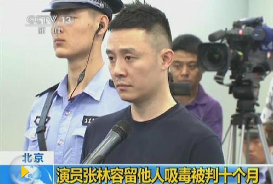 演员张林容留王学兵等人吸毒案开审 当庭认罪