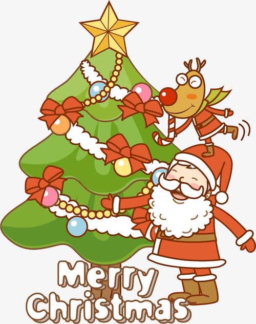 圣诞节装饰手绘