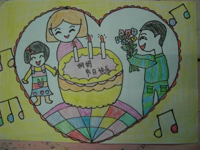 《我爱妈妈》绘画作品展 - 快乐精灵 - 快乐精灵乐园(灵溪镇旭日幼儿