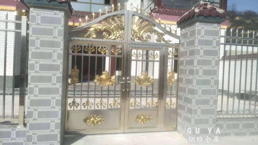 厂家定制欧式不锈钢庭院大门