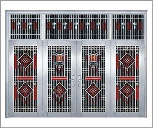 铝合金大门四开