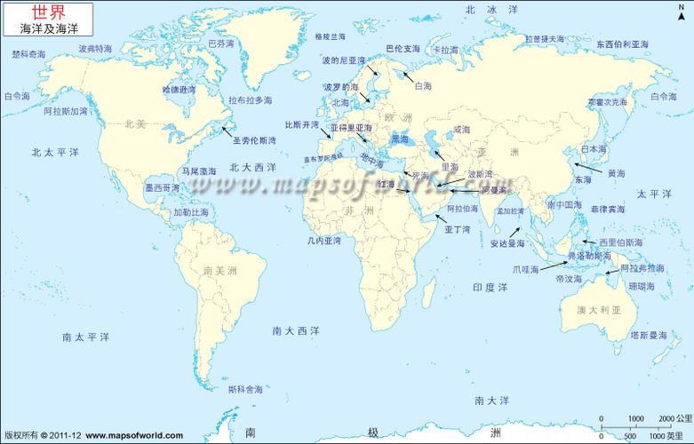 世界上的大海是不是都是连在一起的