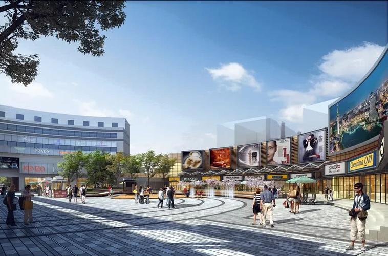 南通,步行街,江苏,海安,商业,效果图