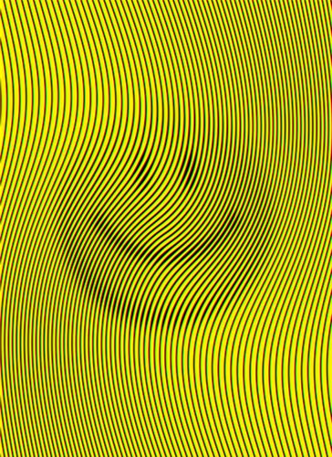 请问这种曲线排列的视错觉效果是怎么做出来的呢?是ps