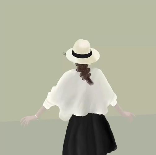 ins超好看的动漫背影女头