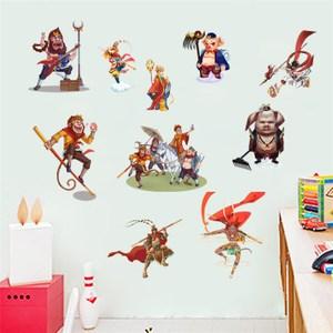 西游记孙悟空墙贴金箍棒中国风可移除齐天大圣归来防水贴纸装饰画