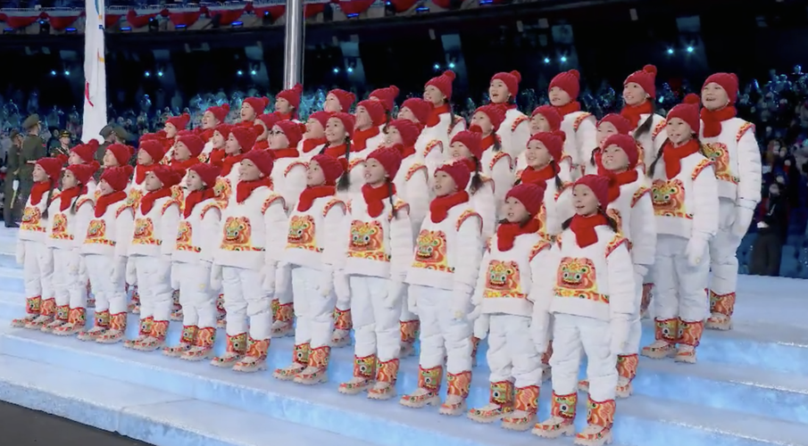 清纯如雪马兰花合唱团小歌手合唱奥林匹克颂