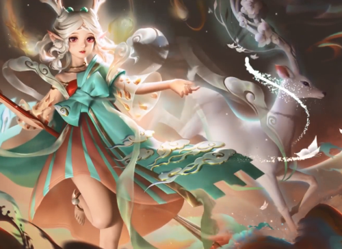 瑶妹新皮肤有多美独特的波纹感让人侧目白色双马尾太萌了