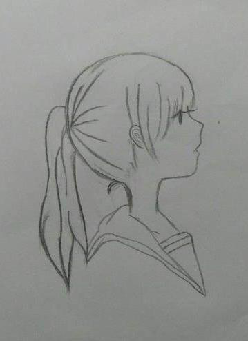 铅笔画动漫人物儿童画