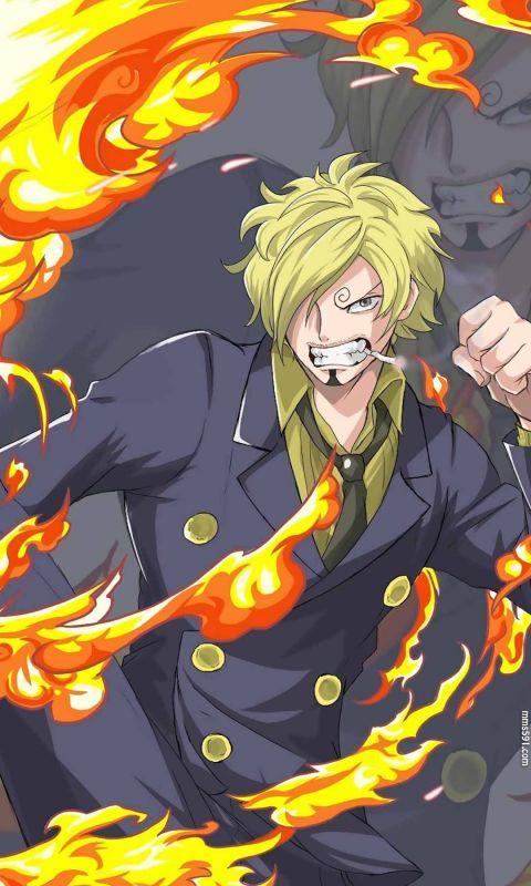 海贼王好色的厨师黑足文斯莫克·山治手机图片壁纸大全(2)