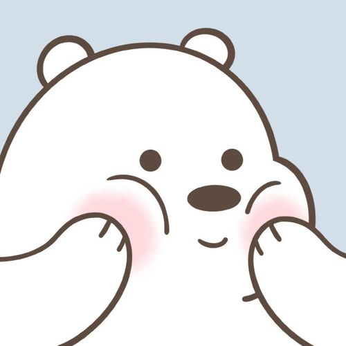 咱们裸熊头像丨大大,白熊和胖达