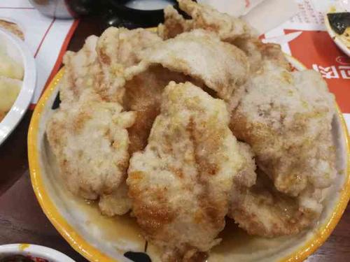 英兰朝族饭店-"锅包肉还行,干辣椒牛肉特别好吃,因为过生.