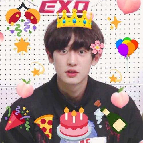 exo 朴灿烈 生日快乐