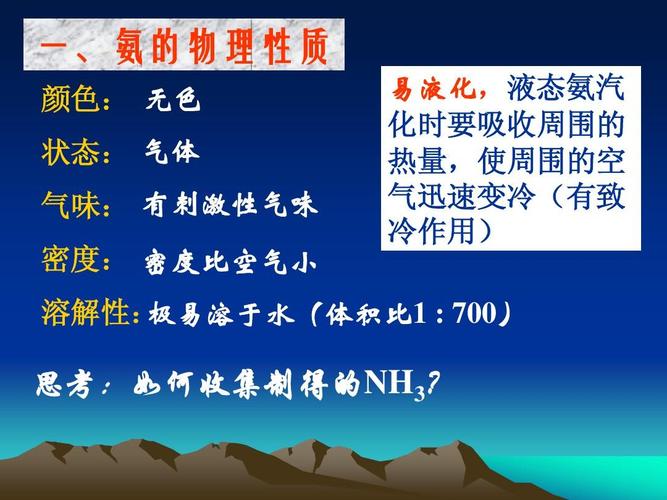 氨的性质ppt