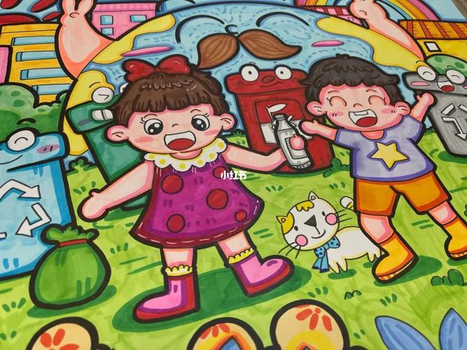 环保主题垃圾分类小卫士