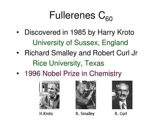 by harry kroto university of sussex, england   richard smalley