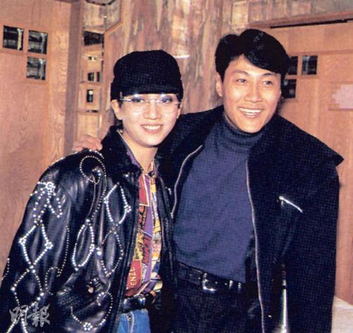 梅艳芳与林国斌.图片来源:香港《明报》