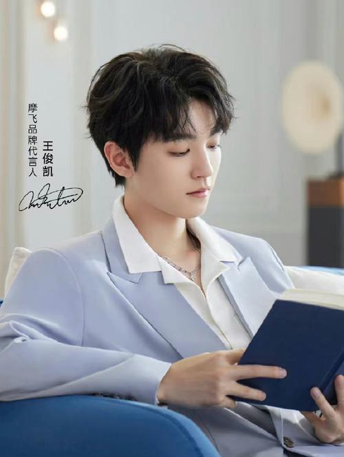 王俊凯大片高清大图  阳光帅气代言人 闭眼侧颜好优越#王俊凯#@tfboys