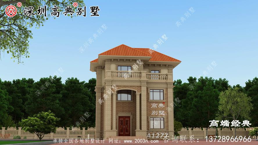 2020新颖三层豪宅别墅设计图,占地90平米,真是一级棒!