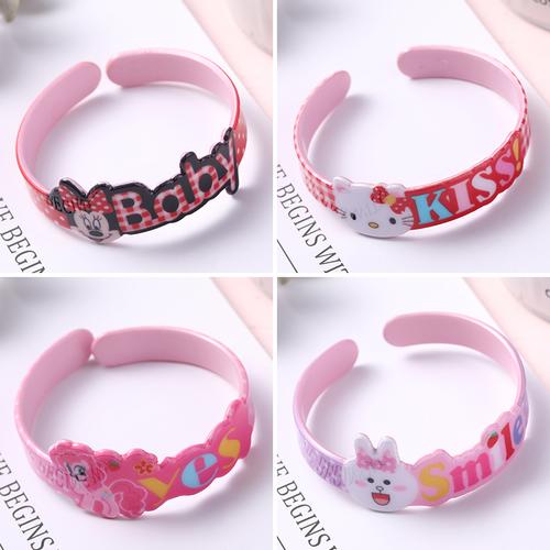 儿童手环饰品女童公主卡通塑料手链手镯小女孩宝宝可爱饰品玩具