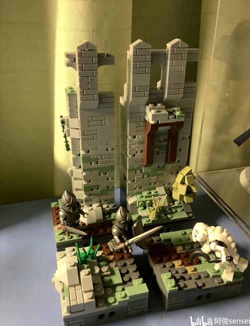 lego乐高moc个人作品,中古场景——《废墟之战》