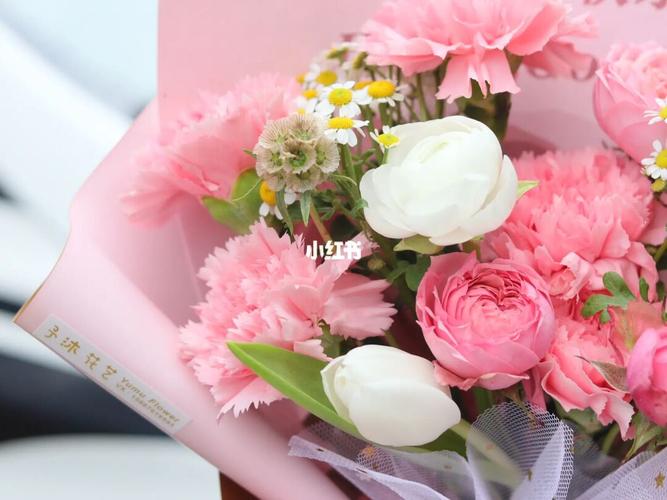 珠海花店坦洲花店女神节粉色系鲜花