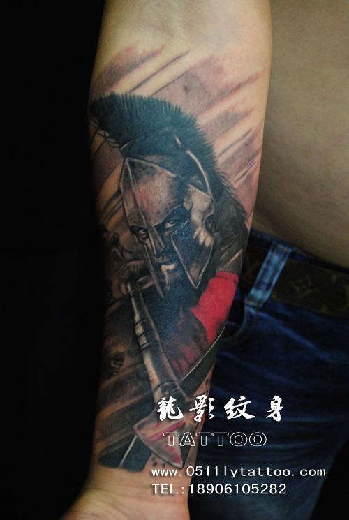 斯巴达勇士纹身