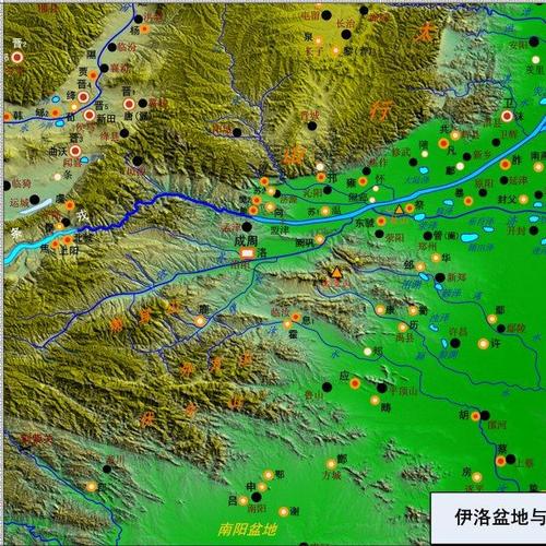 古史舆地图说地形图上漫话古史地理