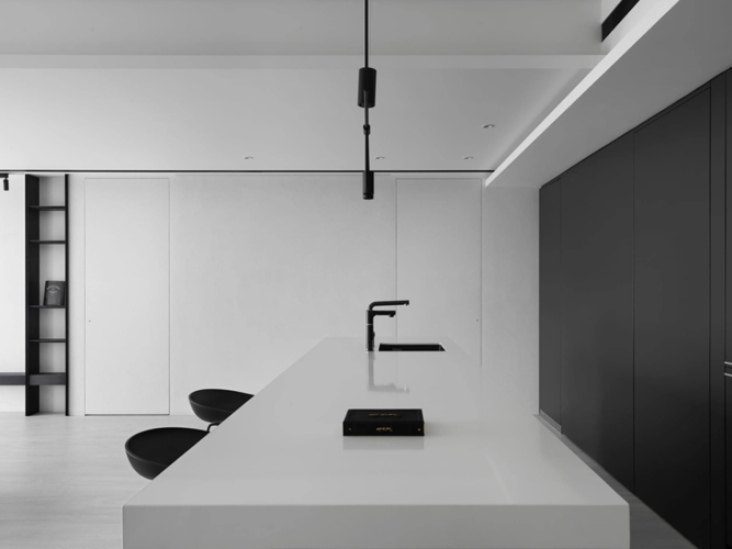 深圳装修设计 2021极简黑白灰,太有格调了!