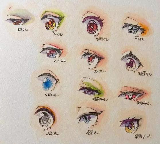 「cg原画插画教程」动漫少女人物|眼睛手绘素材