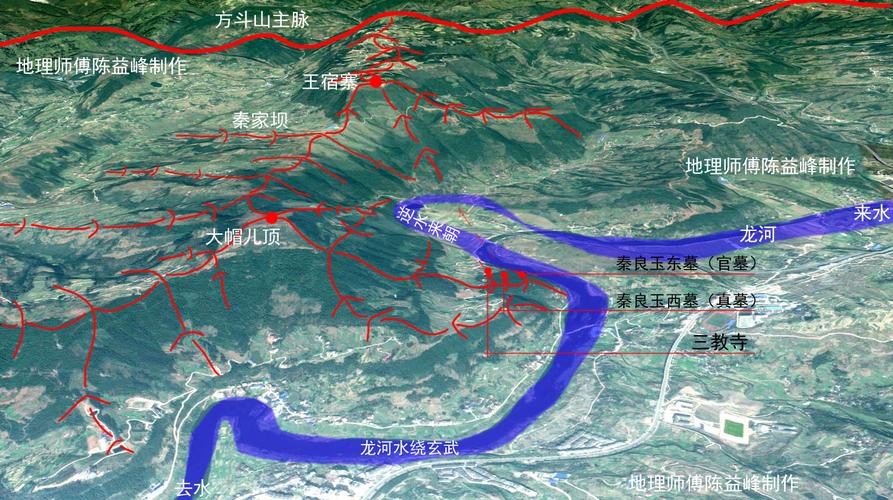 陈益峰回龙顾祖秦良玉三教寺墓地