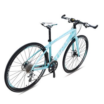 liv丽以芙捷安特aimez comax爱美姿20速碳纤维女式平把公路车 粉蓝