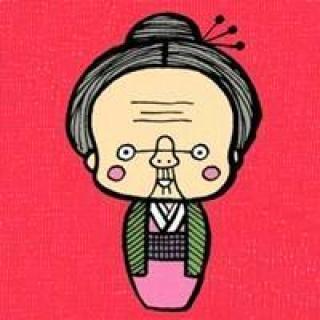 个性情侣一对老人头像