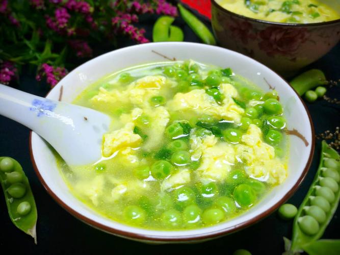 黄瓜鸡蛋豌豆汤