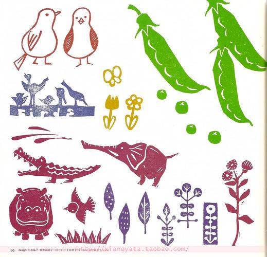 好多图案,可爱小鸟哦