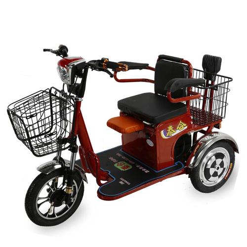泰合 老年电动三轮车残疾人电动车双人电瓶车老人代步