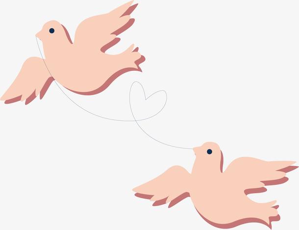 卡通鸽子矢量图下载