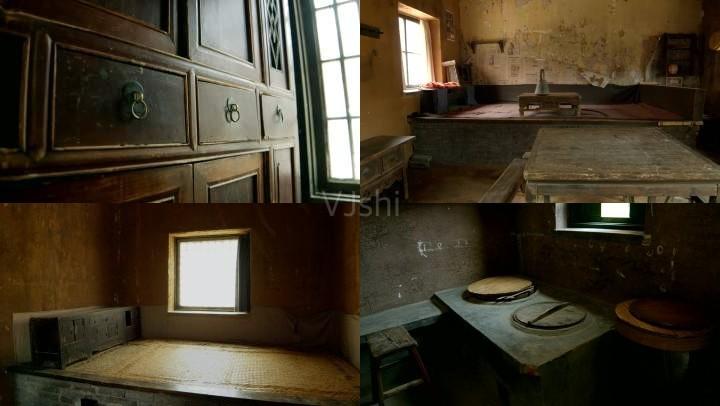 农村老房子土炕