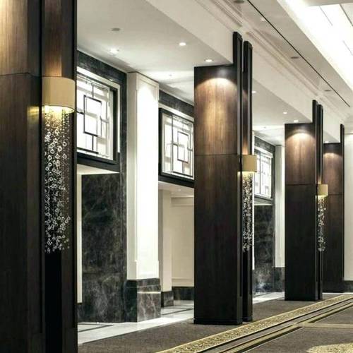 乳白色铝单板包方柱 外包方形柱子造型铝单板 方柱铝板装饰