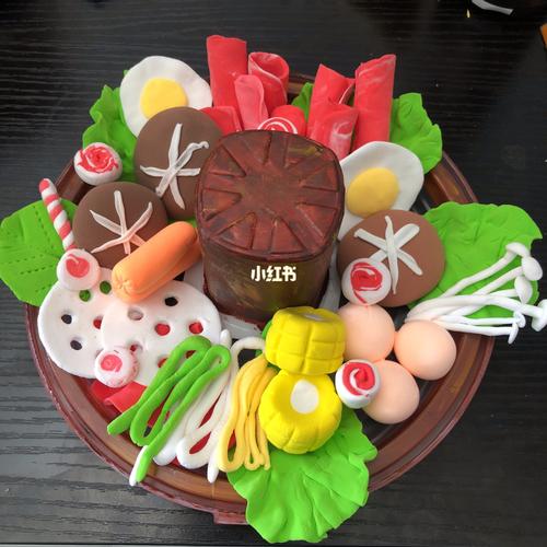 超轻粘土_粘土_美食_鱼丸_幼儿园_兴趣爱好_手工